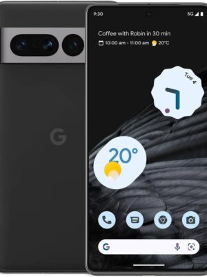 Google Pixel 7 Pro - 5G Android Phone - Unlocked Smartphone with Telephoto/Wide Angle Lens, and 24-Hour Battery - 256GB - Obsidian