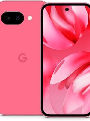 Google Pixel 9a with Gemini - Unlocked Android Smartphone with Incredible Camera and AI Photo Editing, All-Day Battery, and Powerful Security - Peony - 128 GB